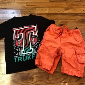 Toddler outfit. 2t top: 12m shorts